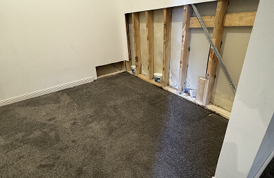 Mould remediation work on a Melbourne property