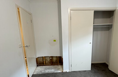 Mould remediation work on a Melbourne property
